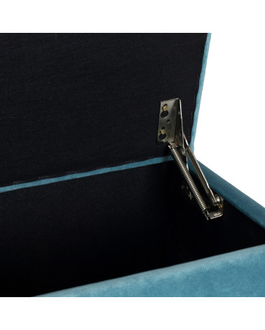 Pufa OSLO otwierana z pojemnikiem 61cm | Siedzisko welur